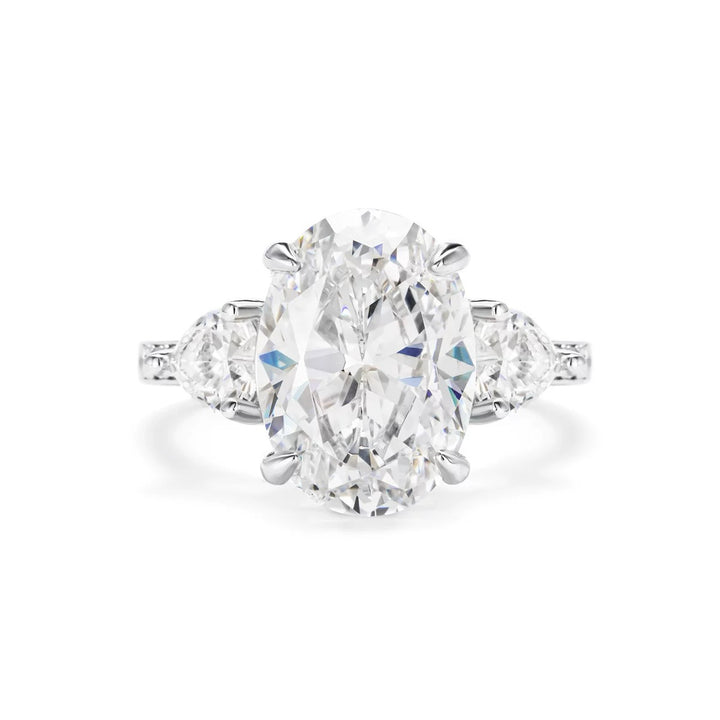 Vintage-Inspired Cut Cubic Zirconia Decoy Engagement Ring 6 Carat
