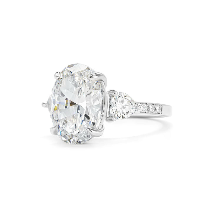 Vintage-Inspired Cut Cubic Zirconia Decoy Engagement Ring 6 Carat