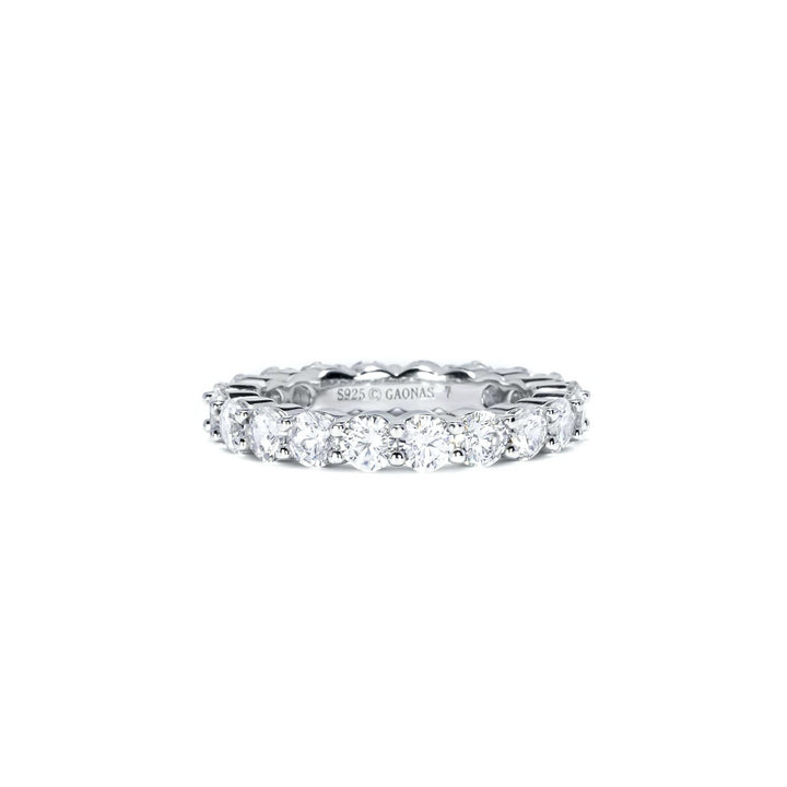 Elegant Statement Round Cut Cubic Zirconia Decoy Engagement Ring