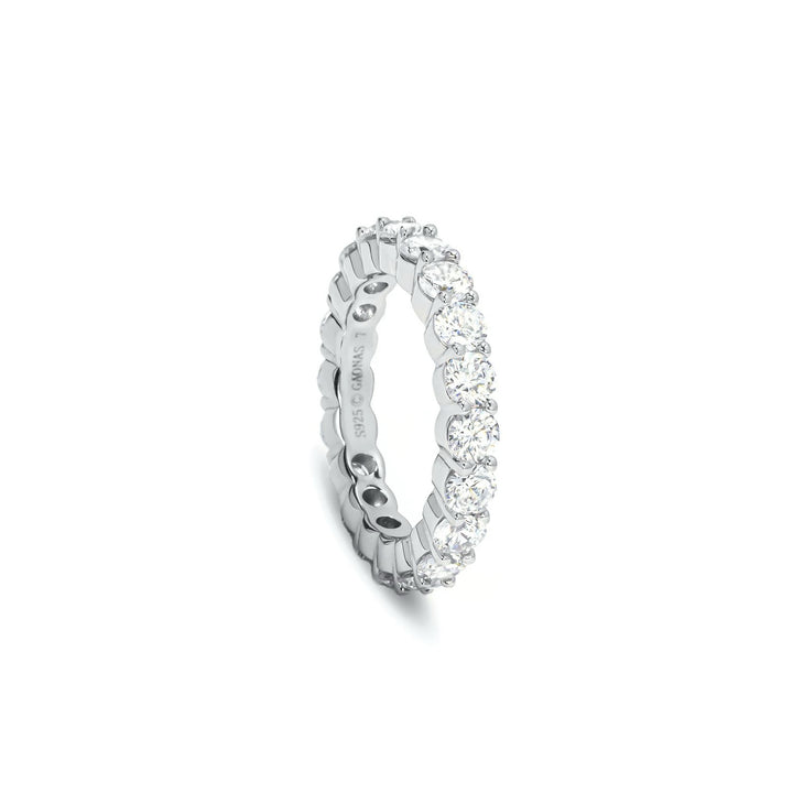 Elegant Statement Round Cut Cubic Zirconia Decoy Engagement Ring