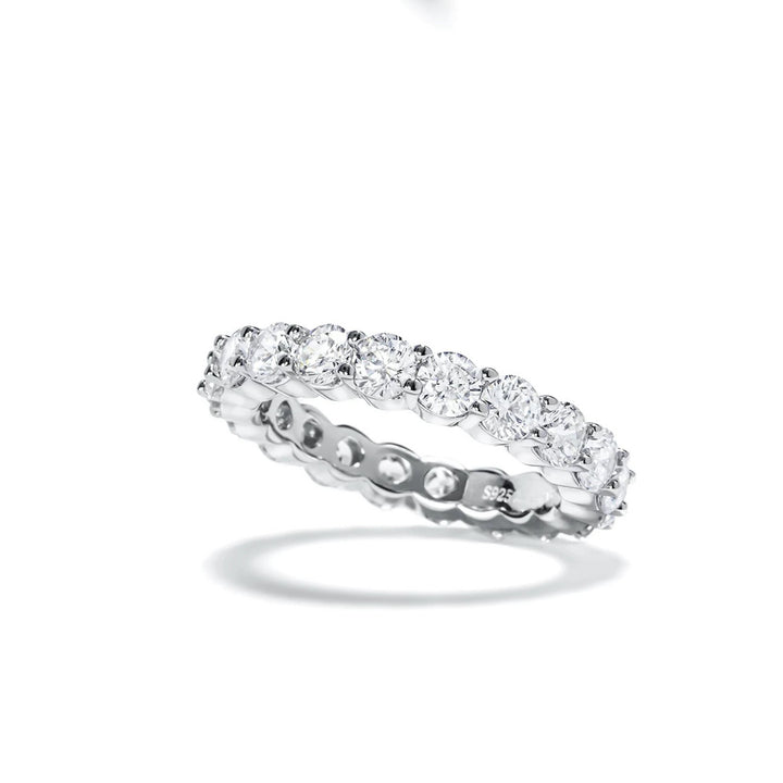 Elegant Statement Round Cut Cubic Zirconia Decoy Engagement Ring