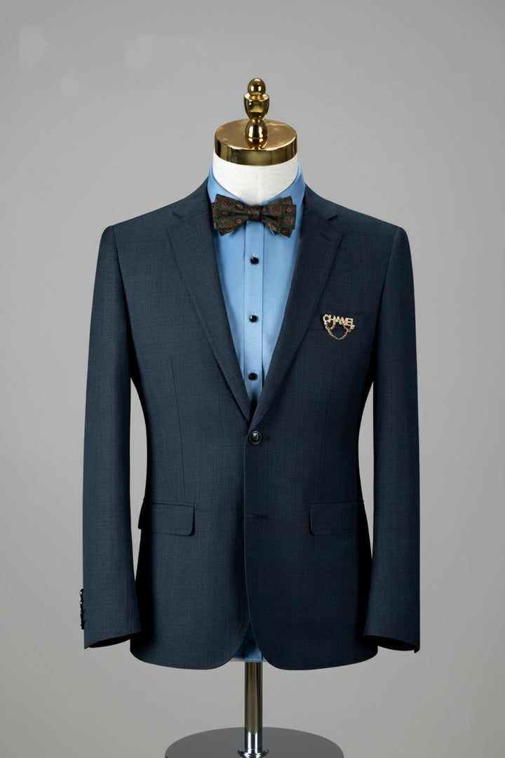 Vintage-Inspired Custom Made Teal Blue Wedding Suit – Elegant Mens Evening Wear Plus Size