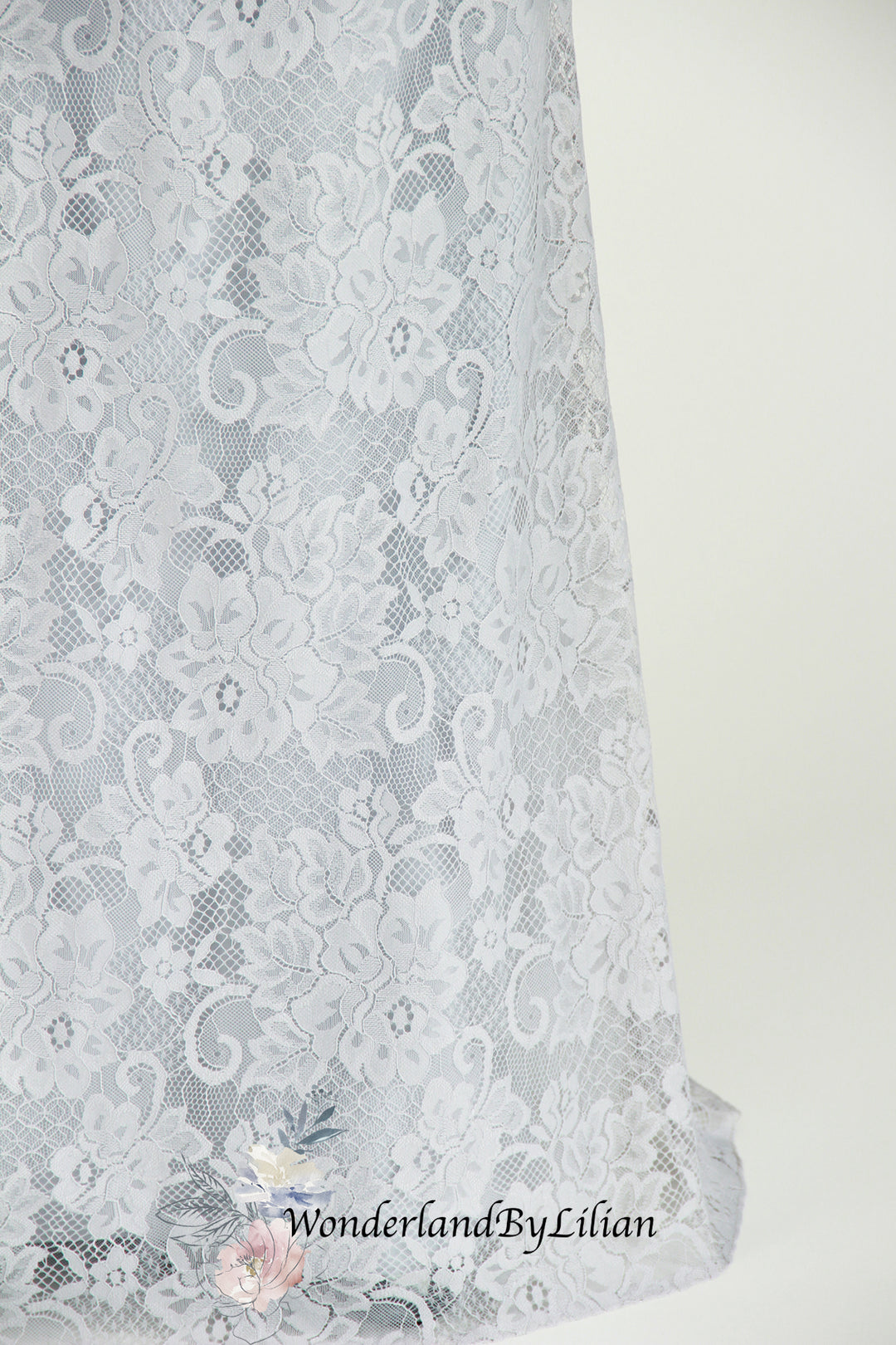 Grey Blue Lace Fit-And-Flare Bridesmaid Dress With V-Neckline - Bridesmaid Prom Dresses with V-Back - Multiple Colors Available - Plus Size