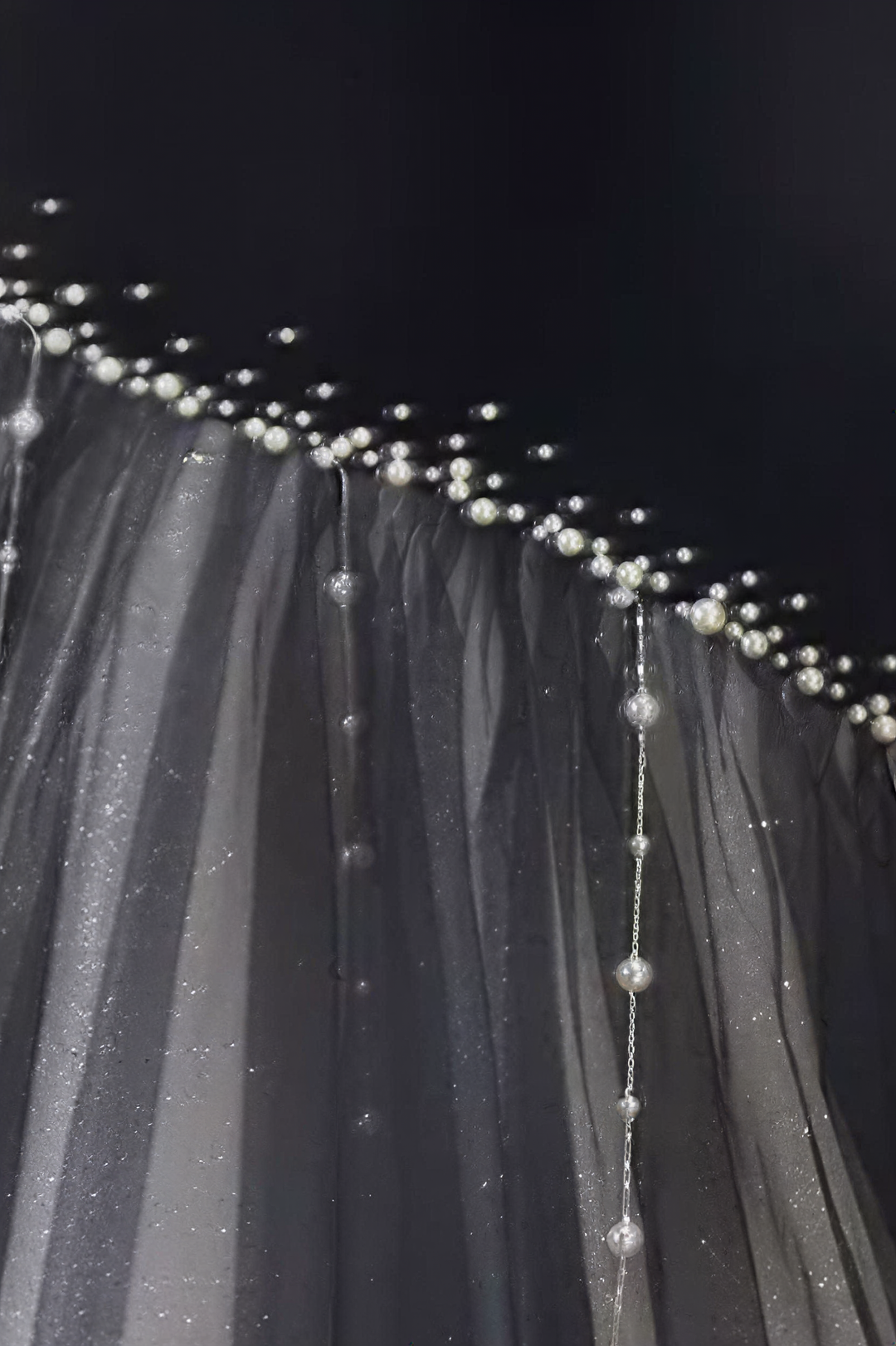 Gothic Black Velvet Ball Gown with Pearl Embellishment - Off the Shoulder Tulle Evening Dress with Corset Back - Elegant Black Formal Dress Plus Size