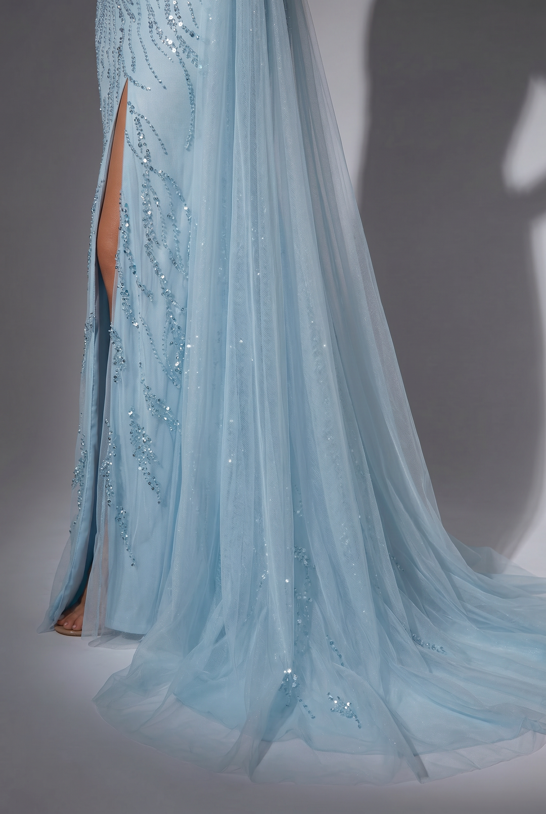icy blue sequin dress Ellen Sequin Dress Retrofete