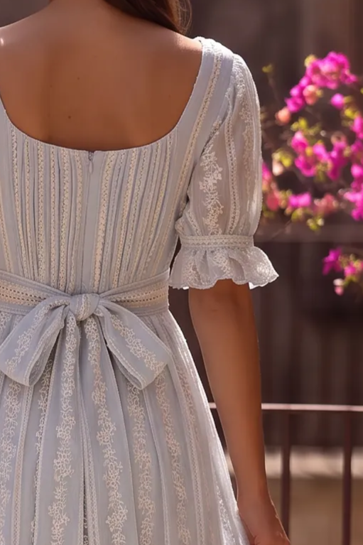 Luxury Blue Bridgerton Regency Era Ball Gown -Empire Waist Dress - Plus Size