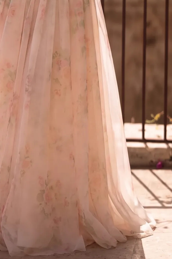 Regency Era Blush Pink Dress with Draped Shawl Collar, Rose Detail and Lace Trim Plus Size