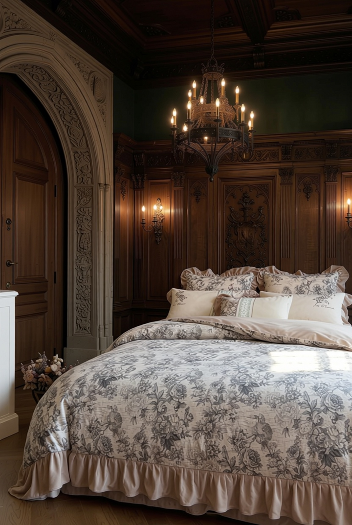 Rêve Florissant Bedding Set – Velvet Garden Reverie