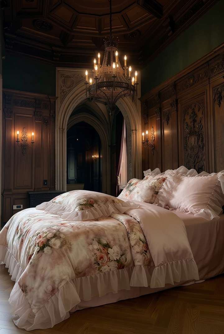 Romantic Vintage Blossom – Tencel-Cotton Bedding Set