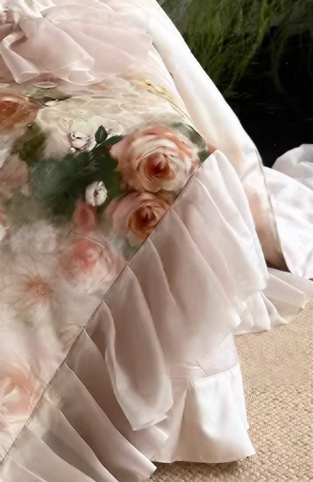 Romantic Vintage Blossom – Tencel-Cotton Bedding Set