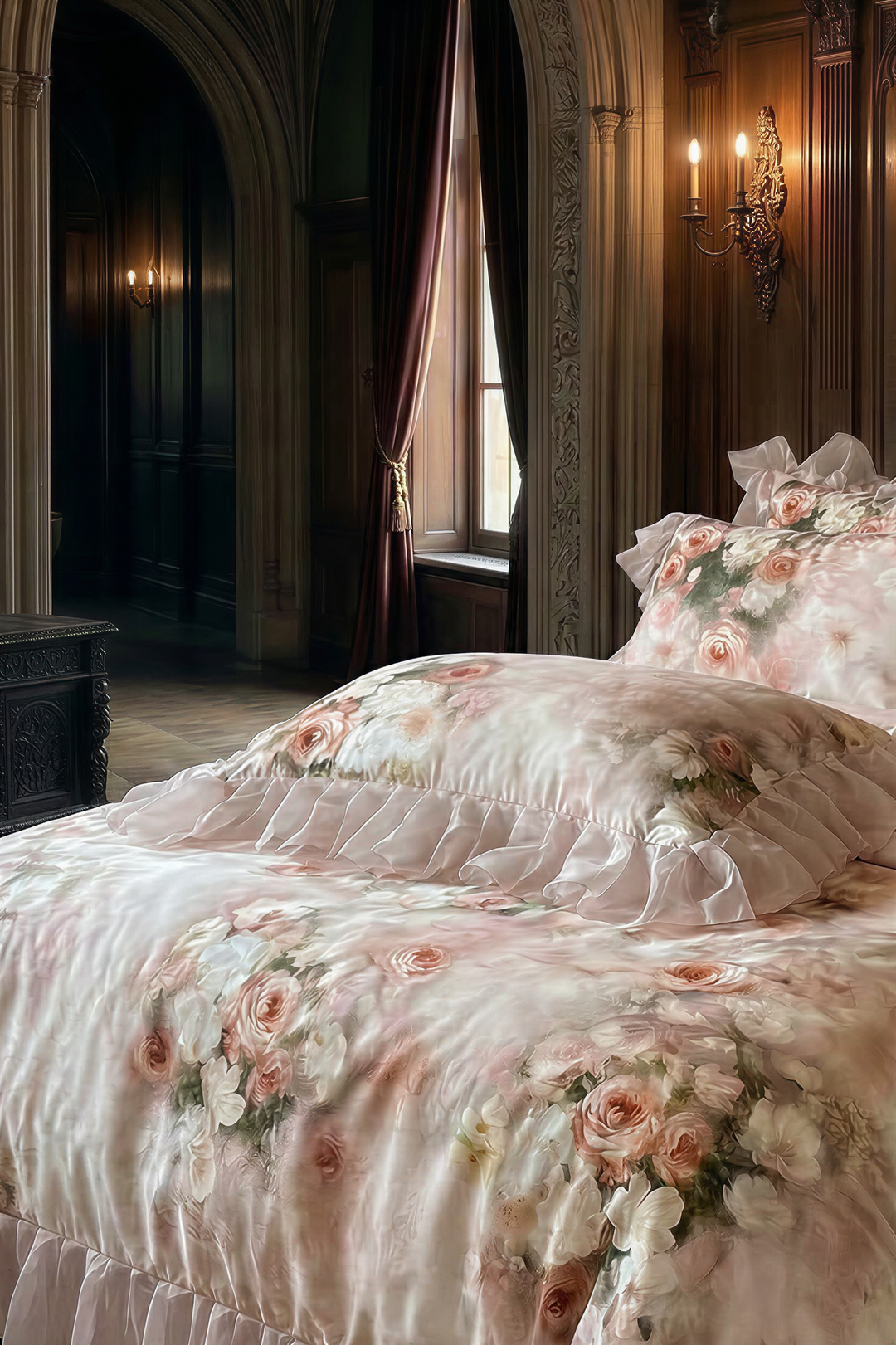Romantic Vintage Blossom – Tencel-Cotton Bedding Set