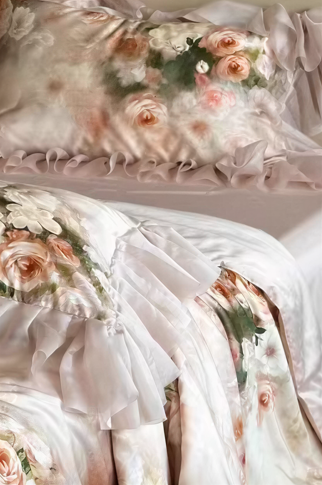 Romantic Vintage Blossom – Tencel-Cotton Bedding Set