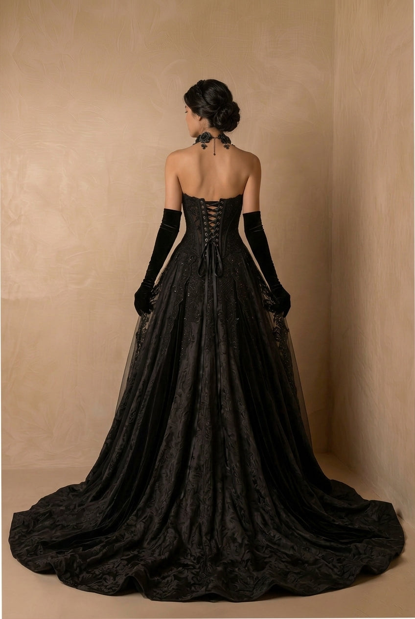 Gothic Wedding Dress Collection WonderlandByLilian Gothic Wedding Dress Collection WonderlandByLilian