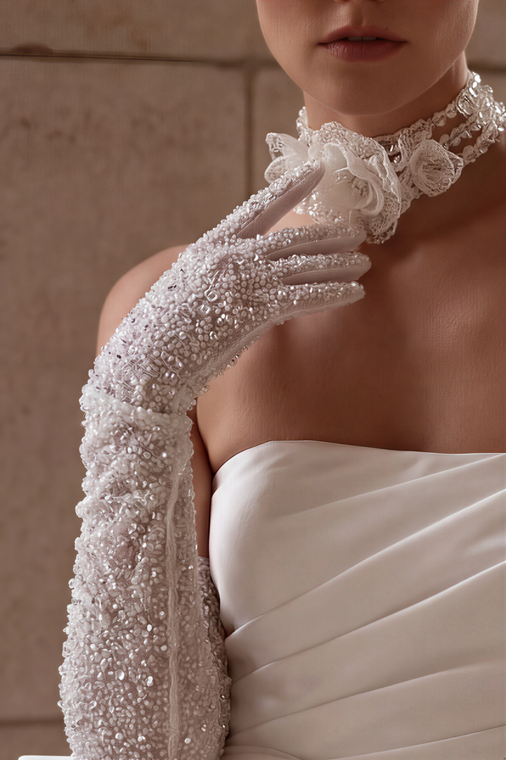 White And Black Simple Gothic Off Shoulder Formal Dress With Train With Bow Tie Plus Size