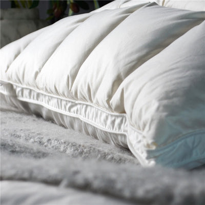 Aura Premium Natural Goose Down Pillow Set (Pair) - WonderlandByLilian