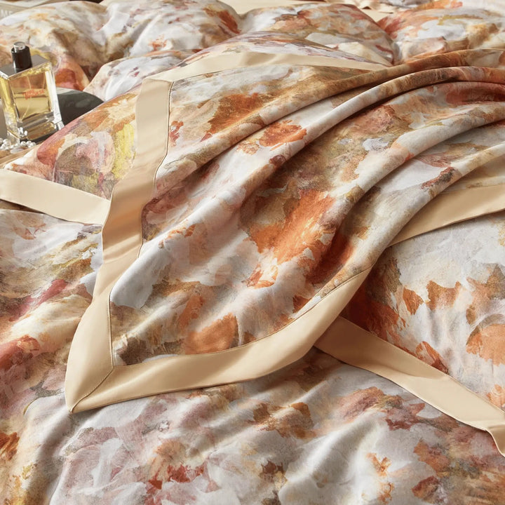 AUTUMN BLOSSOM 1000 THREAD COUNT DUVET COVER & SHAMS - WonderlandByLilian