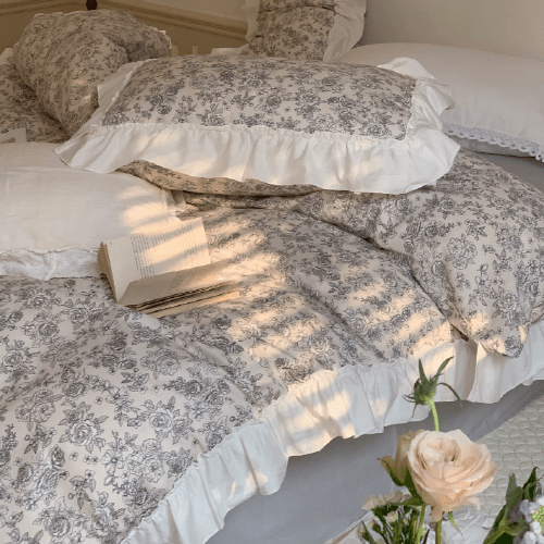 Autumn Blossom Cottagecore Bedding Set - WonderlandByLilian