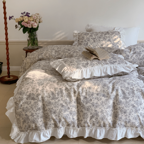 Autumn Blossom Cottagecore Bedding Set - WonderlandByLilian