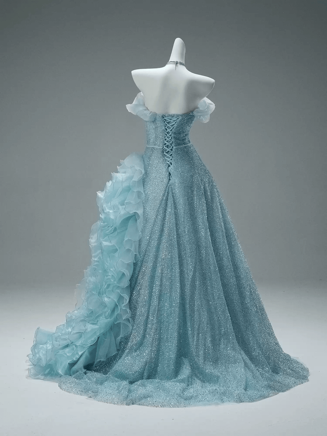 blue floral applique dress Sheer Corset Ball Gown with Ruffled Peplum and Detachable Sleeves (5124) Bahama / 3XL The Lulus Flawless Perfection Blue Floral Applique Strapless Midi Dress is ready for any occasion where you plan to be the best Lulus | Blue 3D Floral