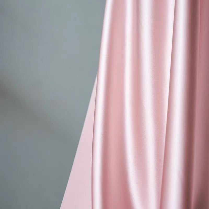 Blush Pink Silk Satin Fabric - Soft Lustrous Finish - WonderlandByLilian