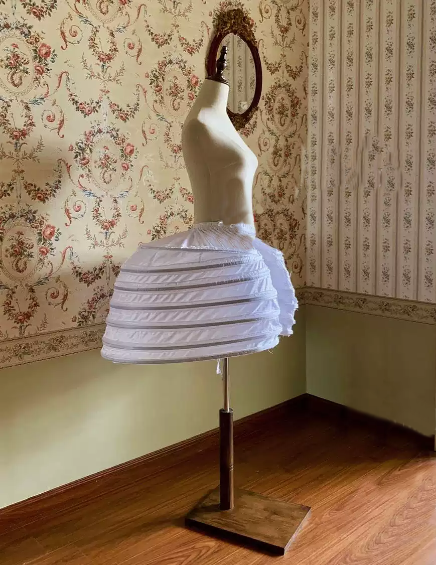 18th Century Rococo Style Petticoat - Hip Hoop Skirt 18th Century Rococo Style Petticoat - Hip Hoop Skirt