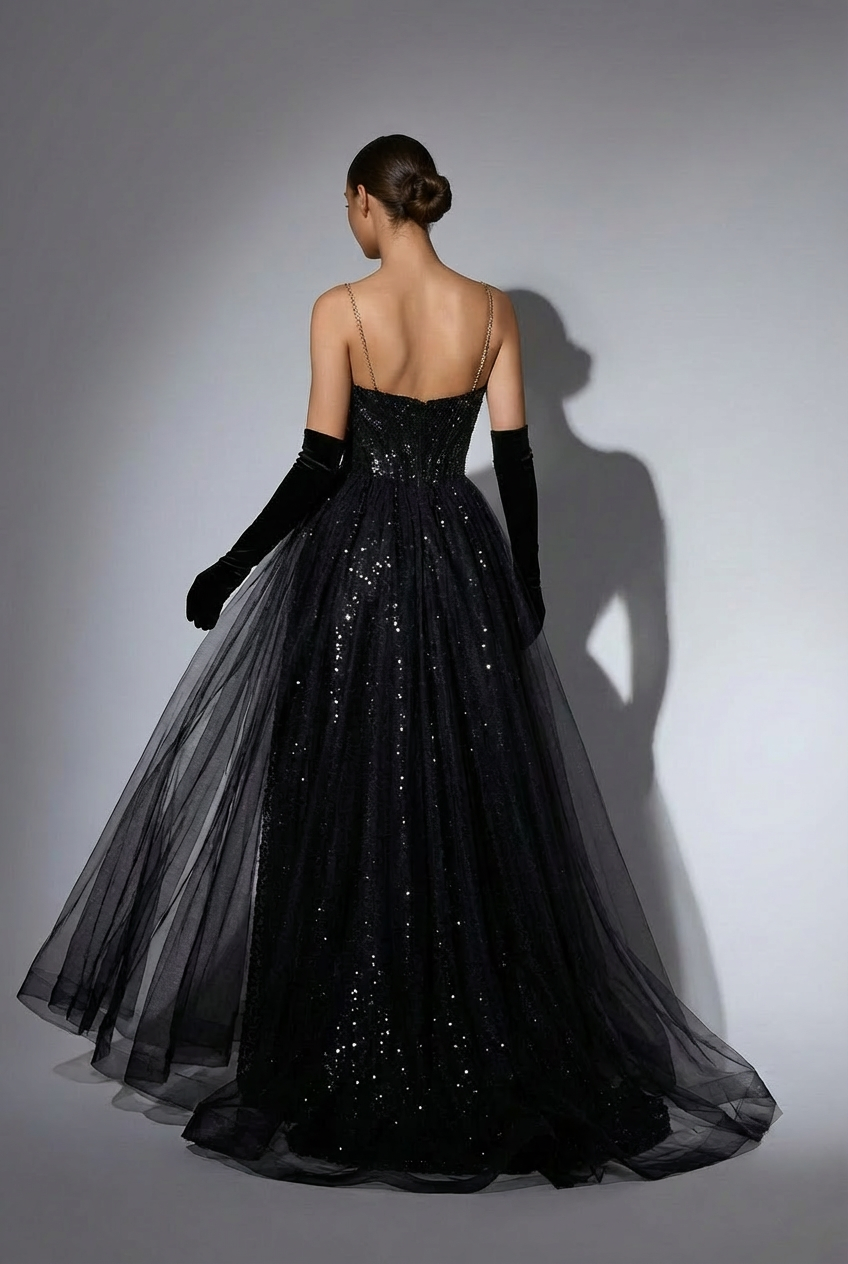 Gothic Black Wedding Dresses Plus Size Size 28W / Black Gothic Black Wedding Dresses Plus Size Size 28W / Black