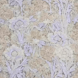 Ceam Sequin Embroidered Tulle Lace Fabric - WonderlandByLilian