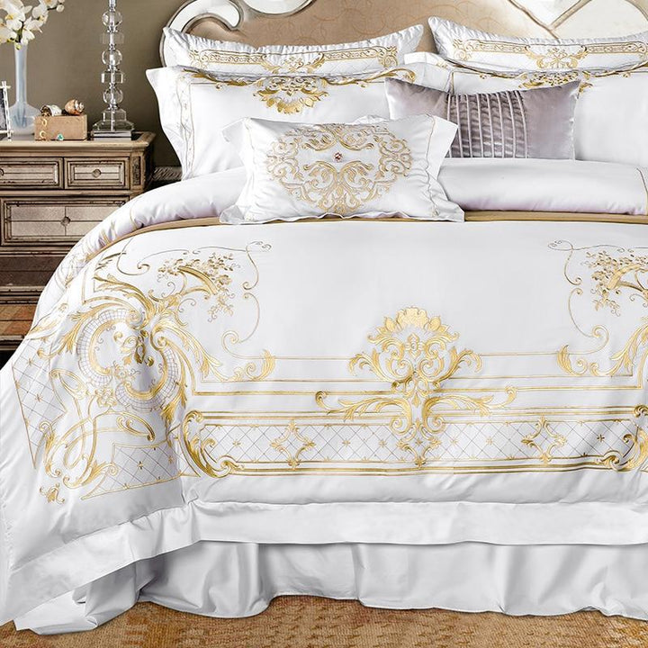 Concentric Duvet Cover Set (Egyptian Cotton, 1000 TC) - WonderlandByLilian