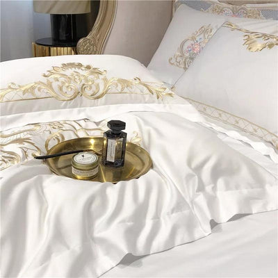 Concentric Duvet Cover Set (Egyptian Cotton, 1000 TC) - WonderlandByLilian