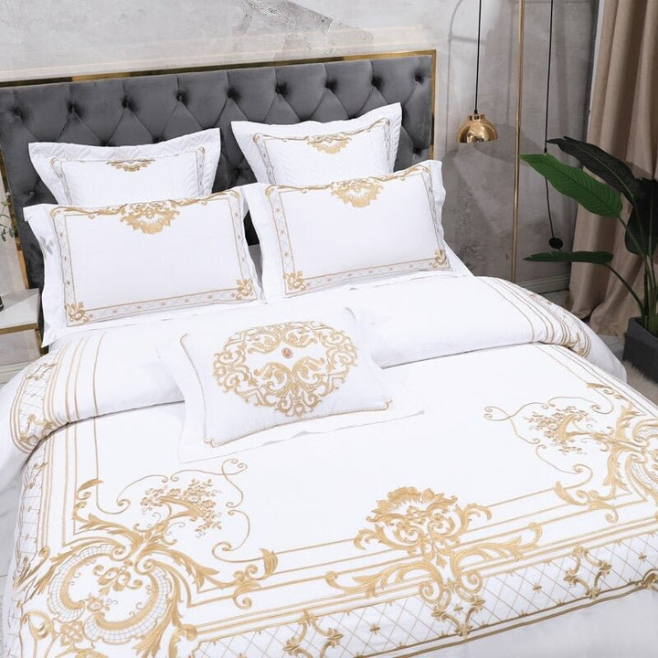 Concentric Duvet Cover Set (Egyptian Cotton, 1000 TC) - WonderlandByLilian