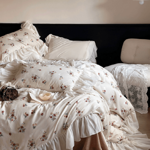 Cottagecore Vintage Rose Bedding Set - WonderlandByLilian