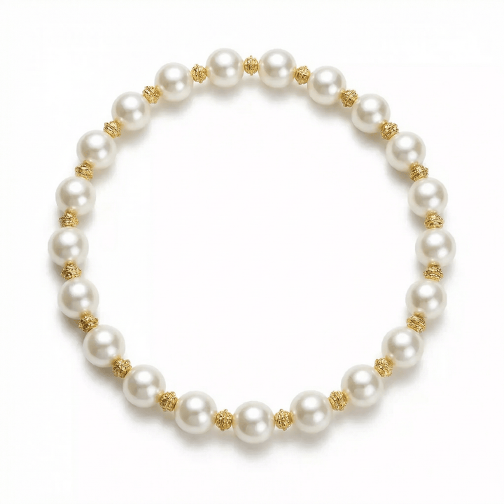 Courtly Dreams – Handmade Vintage Pearl Necklace – Buckingham Palace - WonderlandByLilian