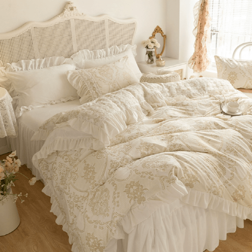 Dreamy Winter Velvet Bedding Set - WonderlandByLilian