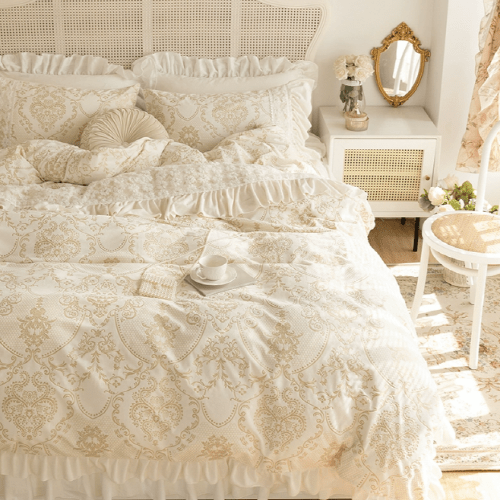 Dreamy Winter Velvet Bedding Set - WonderlandByLilian