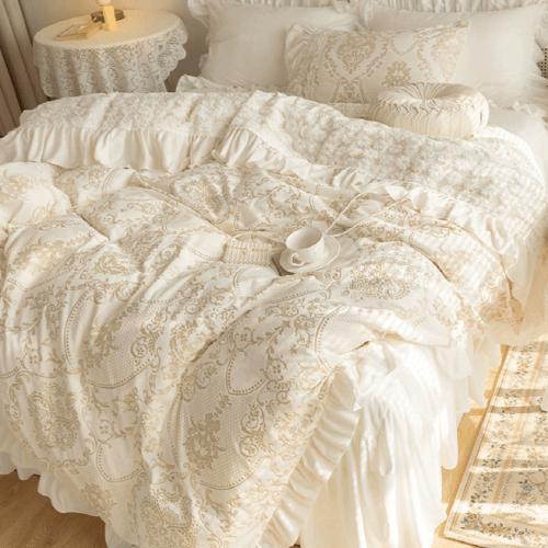 Dreamy Winter Velvet Bedding Set - WonderlandByLilian