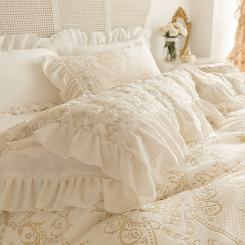 Dreamy Winter Velvet Bedding Set - WonderlandByLilian