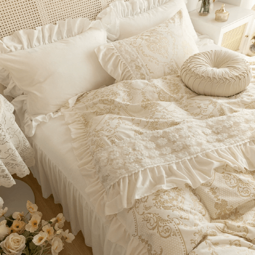 Dreamy Winter Velvet Bedding Set - WonderlandByLilian