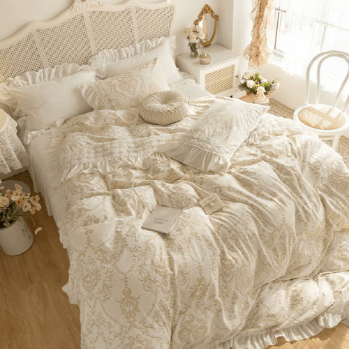 Dreamy Winter Velvet Bedding Set - WonderlandByLilian