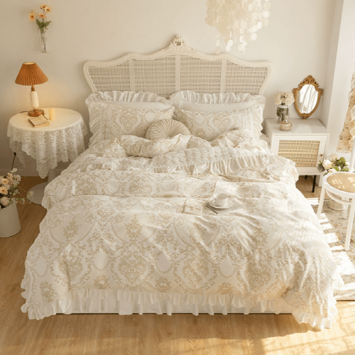 Dreamy Winter Velvet Bedding Set - WonderlandByLilian