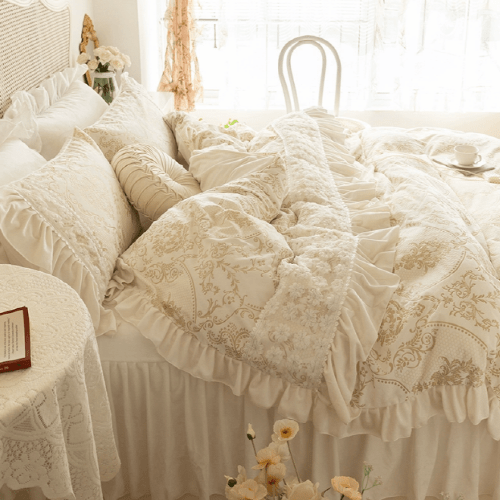 Dreamy Winter Velvet Bedding Set - WonderlandByLilian