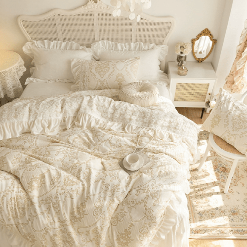 Dreamy Winter Velvet Bedding Set - WonderlandByLilian