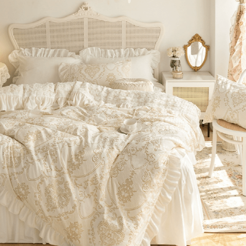 Dreamy Winter Velvet Bedding Set - WonderlandByLilian