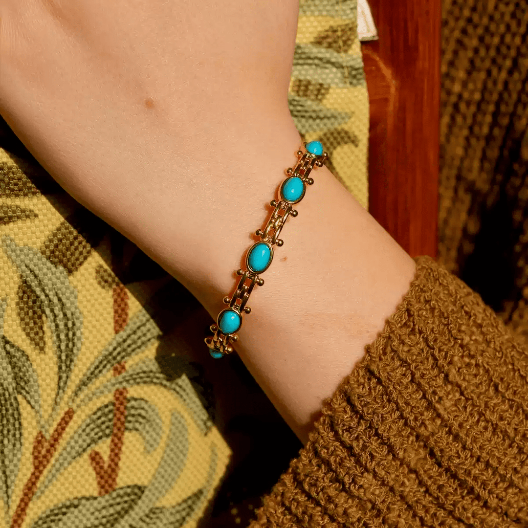 Echoes of Isfahan – Turquoise Dream Bracelet - Isfahan - WonderlandByLilian
