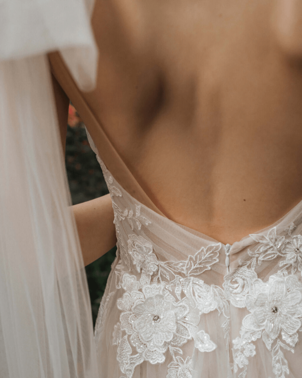 Elegant Off One Shoulder Wedding Dress with Tulle - Floral Applique Wedding Gown - Open Back Wedding Dress Plus Size - KAMILA Size 22W Elegant Off One Shoulder Wedding Dress with Tulle - Floral Applique Wedding Gown - Open Back Wedding Dress Plus Size - KAMILA Size 22W