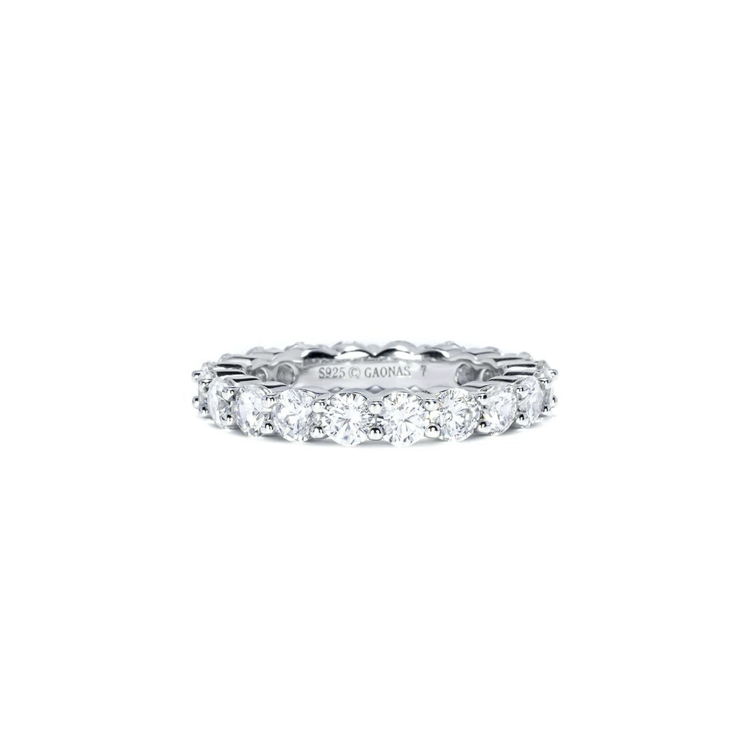 Elegant Statement Round Cut Cubic Zirconia Decoy Engagement Ring - WonderlandByLilian