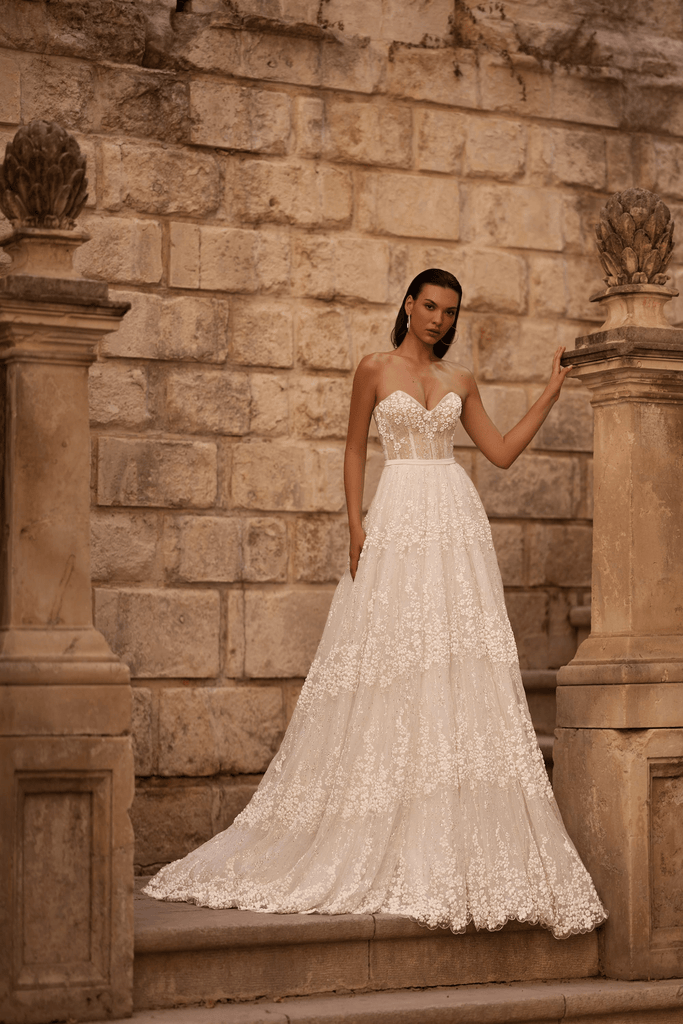 green emerald velvet dress Elegant Wedding Dress with Floral Embellishments and Glitter Dress