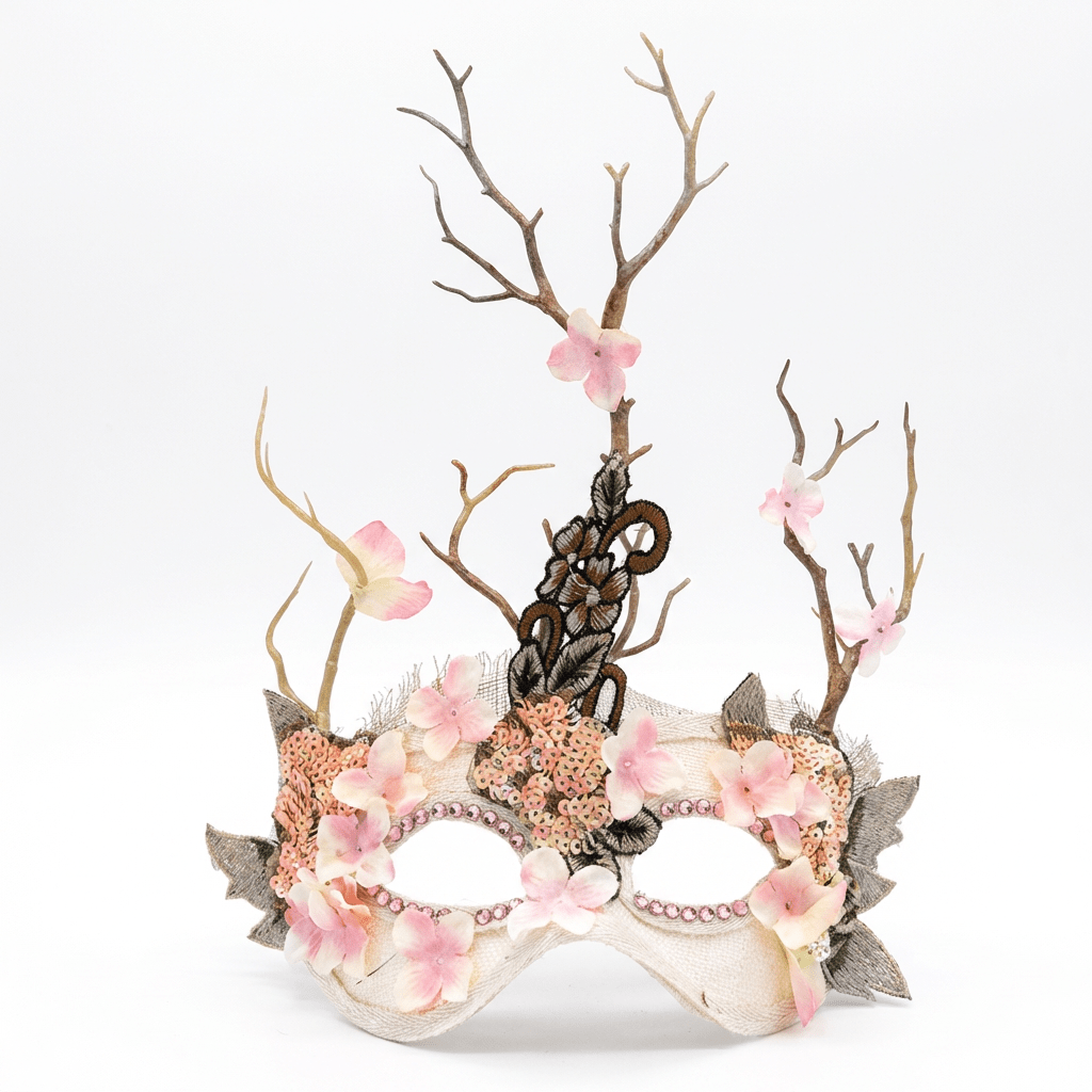 Enchanted Arbor – Garden Crown Masquerade Mask - WonderlandByLilian