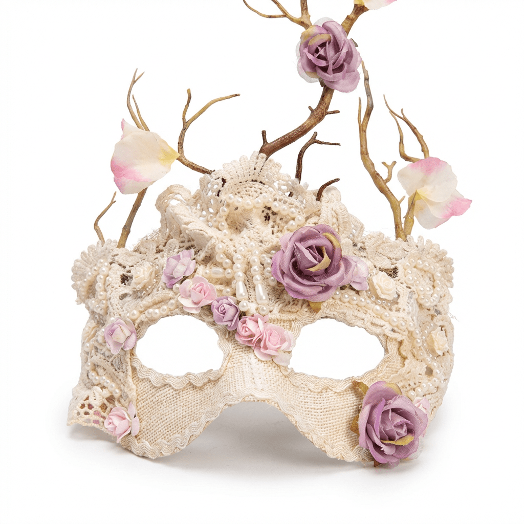 Enchanted Arbor – Garden Crown Masquerade Mask - WonderlandByLilian