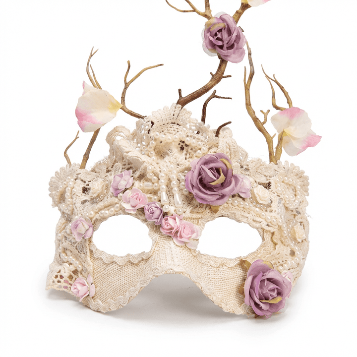 Enchanted Arbor – Garden Crown Masquerade Mask - WonderlandByLilian
