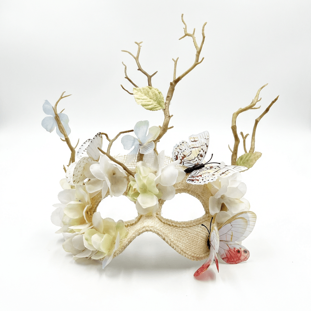 Enchanted Arbor – Garden Crown Masquerade Mask - WonderlandByLilian